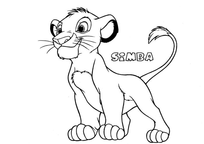 Lion king coloring book