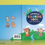 Animal coloring book cover