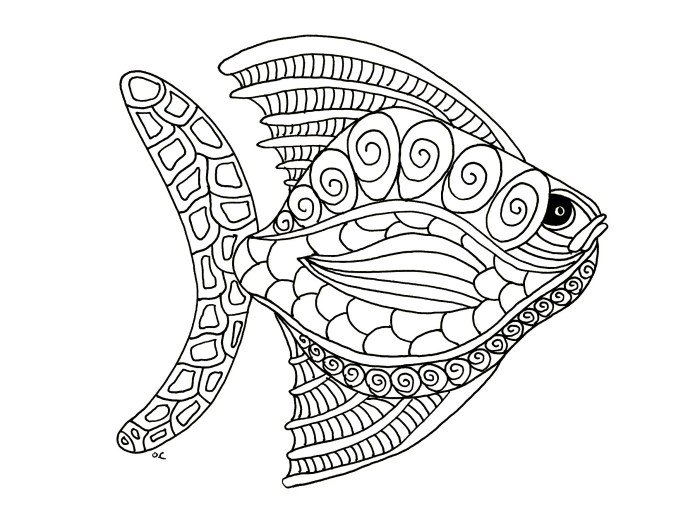 Animal coloring pages adut