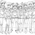 Anime coloring pages sailor moon luna