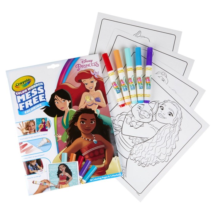 Crayola mess free coloring book