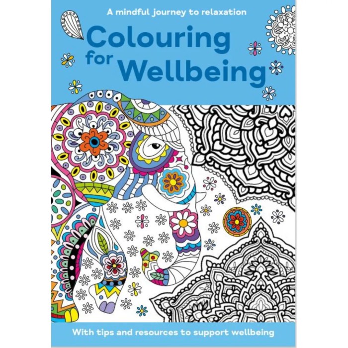 Coloring books for mental health