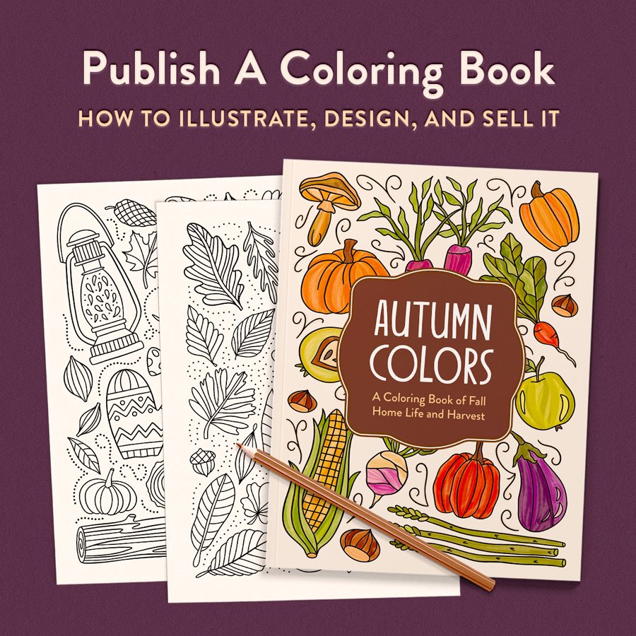 How do i publish a coloring book