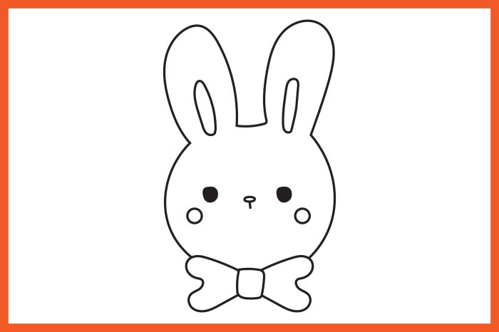 Bunny coloring book pages