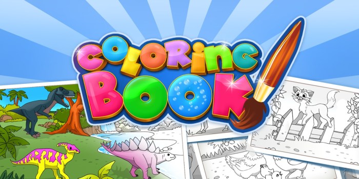 Games for coloring books