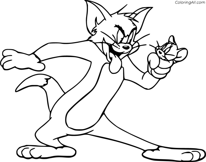 Tom and jerry coloring book