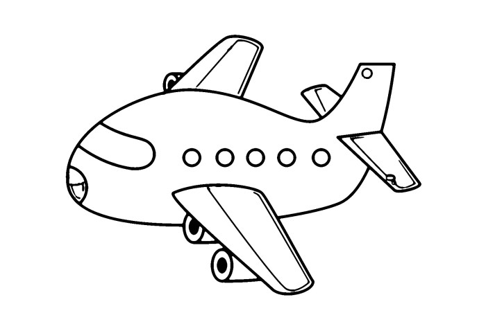 Animated plane laying on clock coloring