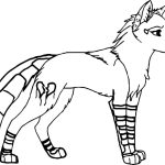 Anime coloring pages fox