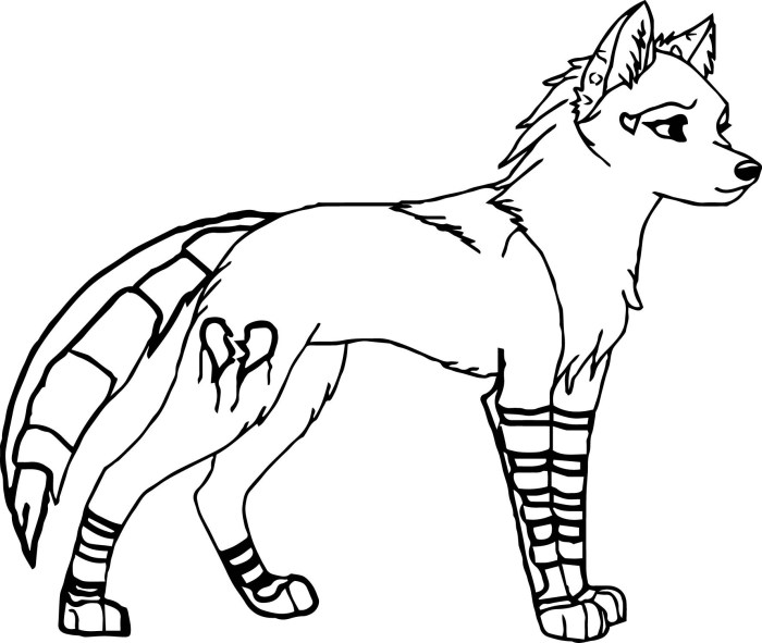 Anime coloring pages fox