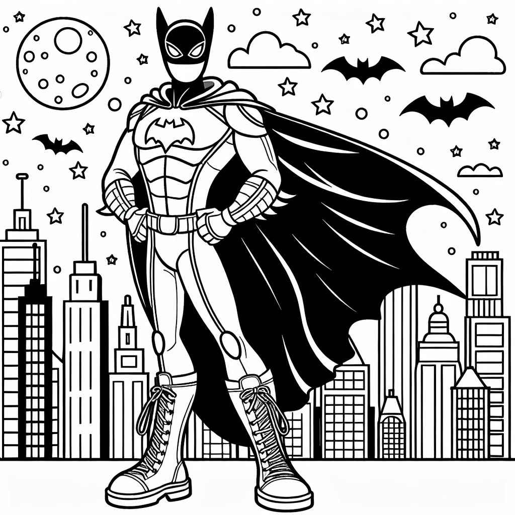 Batman coloring book pages