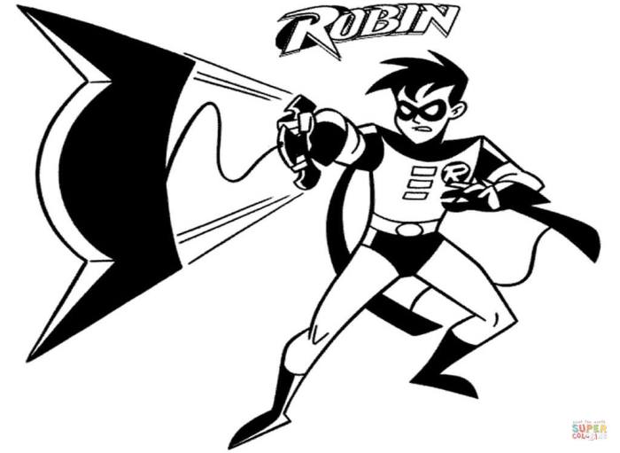 Batman coloring book pages