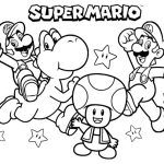 Mario and luigi coloring book