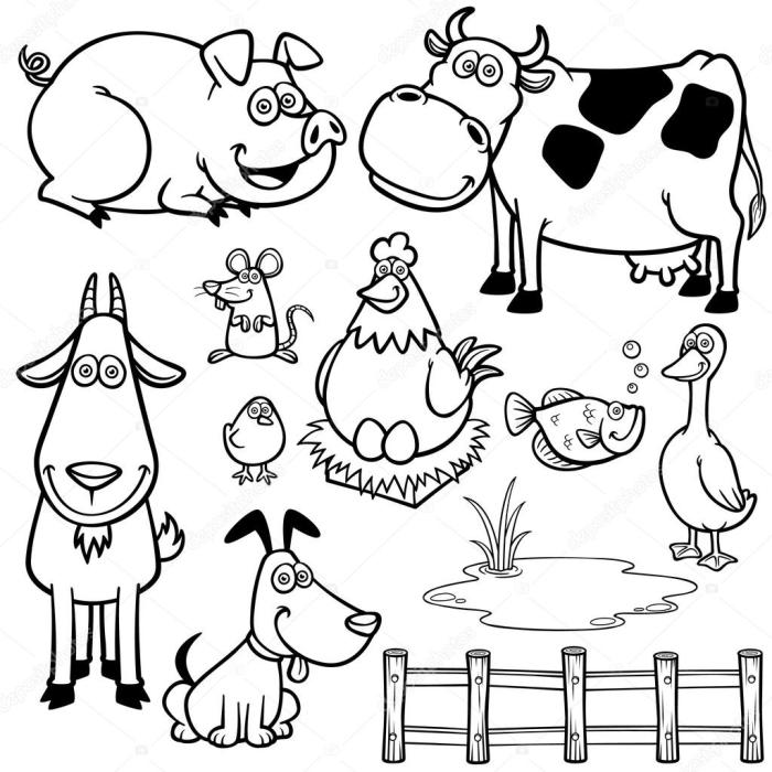 Crayola coloring pages of farm animals