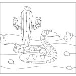 Desert animals coloring sheets