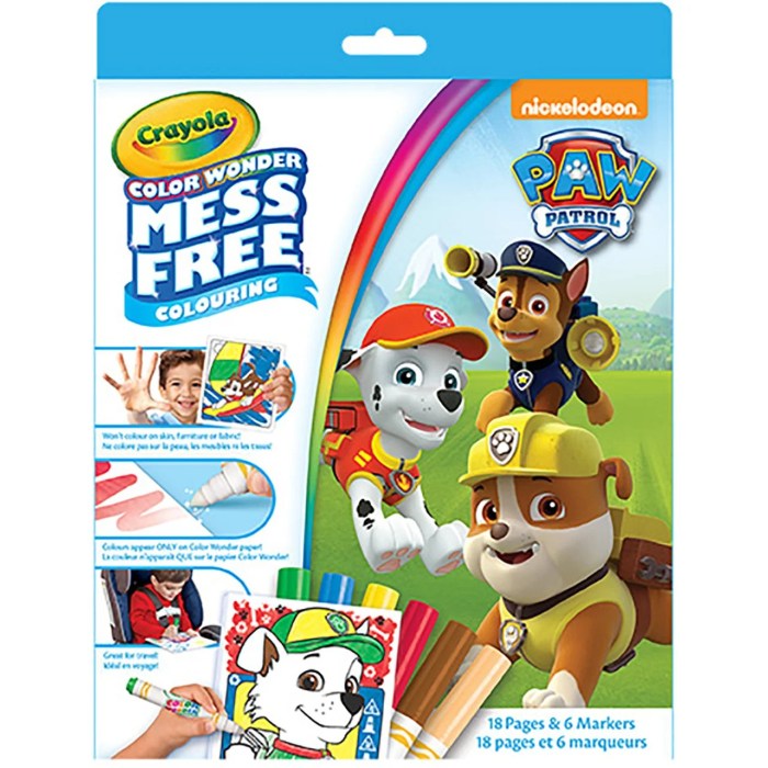 Crayola mess free coloring book