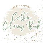 Party favor coloring books