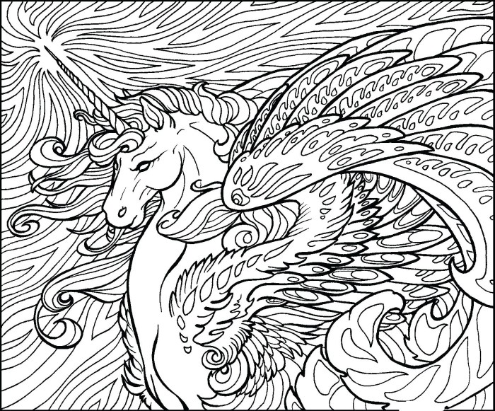 Animal coloring pages with detail