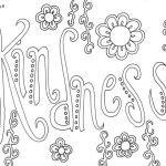 Beautiful word coloring book