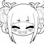 Anime bnha coloring pages toga