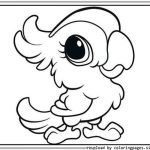 Cute baby animal coloring pages printable