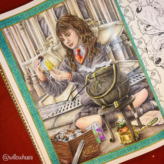 Harry potter coloring book