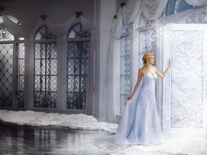 Elsa frozen wedding dress