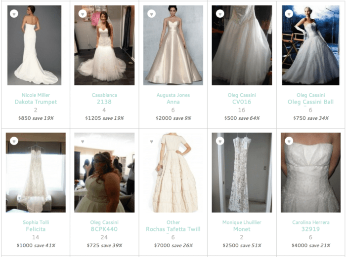 Buy used wedding dress