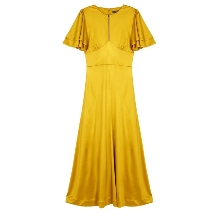 Yellow dress to wear to a wedding