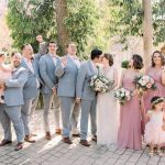 Dusty pink dress for wedding