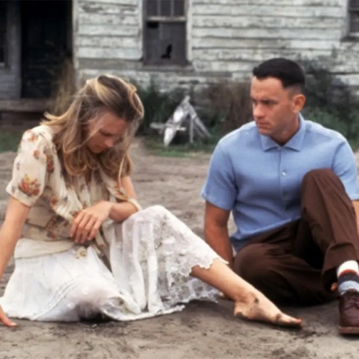 Jenny's wedding dress from forrest gump