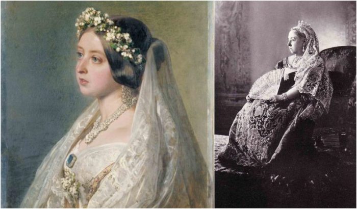 Queen victoria in her wedding dress