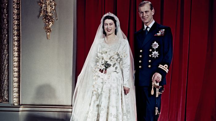 Wedding dress of princess elizabeth