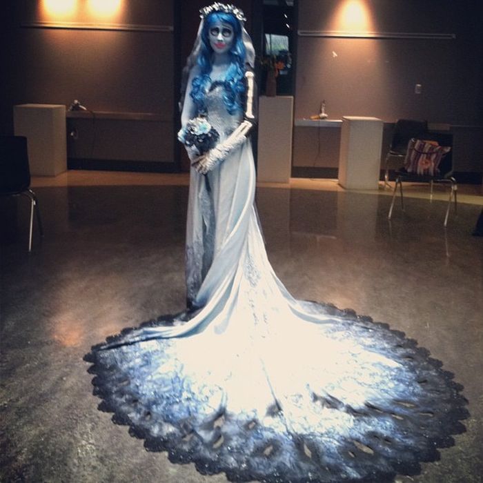 Wedding dress halloween costume