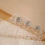 Lace top wedding dress