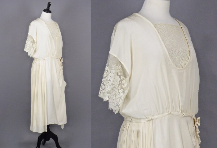 1920 style wedding dress