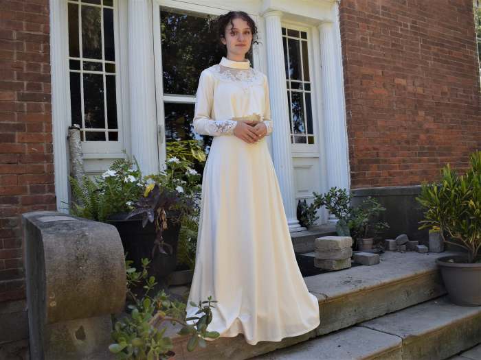 70s wedding dress vintage