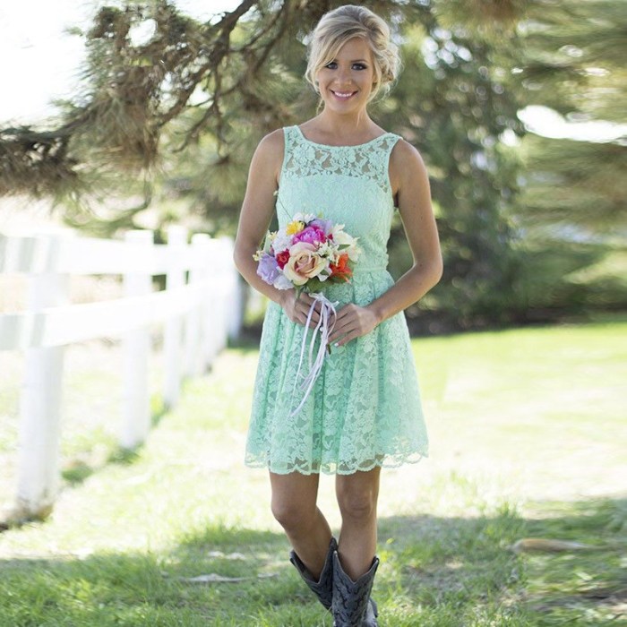 Country wedding guest dress