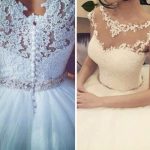 Sheer wedding dresses with sleeves