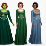 Fiona wedding dress shrek